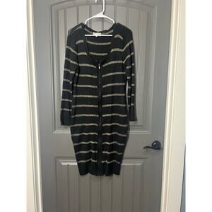Black/Gold Striped Sweater Dress by Pink Rose 2XL